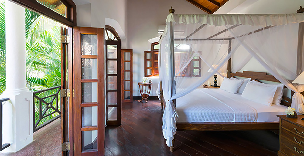 No. 39 Galle Fort - Master bedroom